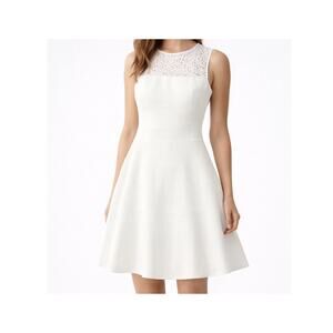 NWT White House Black Market The Perfect Little White Dress